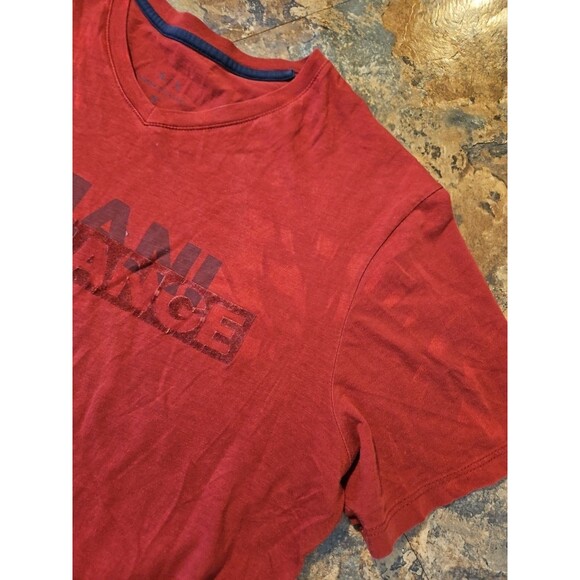 Armani exchange t-shirt  women short sleeves Spell Out Size Small Discolor (A99) - Picture 4 of 7